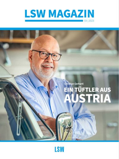LWS Magazin Titelbild: Christian Gerhartl-ein Tüftler aus Austria